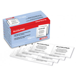 Alcomed Alcohol Pads (100 Conf. Da 100 Pz.) Alcomed Alcohol Pads (100 Conf. Da 100 Pz.)
