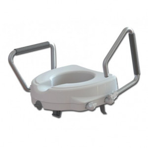 RIALZO WC con braccioli reclinabili - 12,5 cm