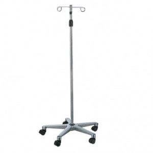 Asta porta flebo 4 Ganci su Ruote - Intermed SO-10 Asta porta flebo 4 Ganci su Ruote - Intermed SO-10