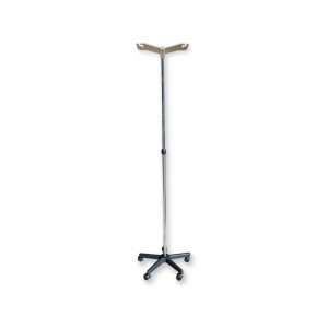 27841 - ASTA PORTAFLEBO 2 GANCI - su piantana a rotelle 27841 - ASTA PORTAFLEBO 2 GANCI - su piantana a rotelle