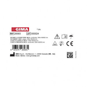 BACINELLA RENIFORME INOX - profonda  309x149X59 mm BACINELLA RENIFORME INOX - profonda  309x149X59 mm