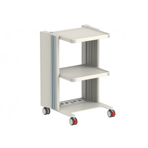 27883 - CARRELLO EASY POWER - 2 ripiani 40X36 cm + base