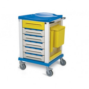 27494 - CARRELLO FARMACIA small - 15 scomparti