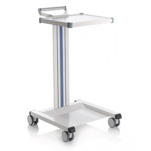 CI110B - Carrello polifunzionale componibile – 1 ripiano 30×40 cm – 1 colonna h82 cm – 1 maniglia – EOLO