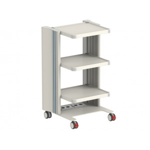 27886 - CARRELLO EASY POWER - 3 ripiani 40x36 cm + base