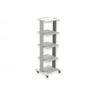 27897 - CARRELLO SMART - 4 ripiani 40x36 cm + base