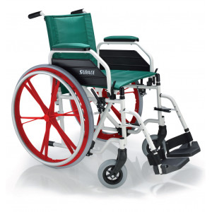 Surace ITALA - Carrozzina pieghevole leggera e indistruttibile - Peso 15 kg