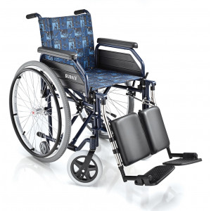 Surace S14 - Carrozzina per disabili leggera con telaio in alluminio ed acciaio speciale - Peso 16 kg