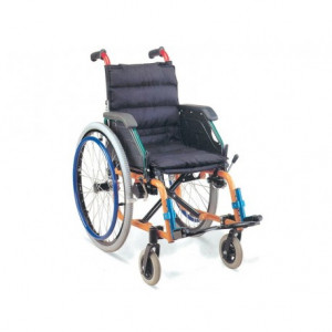 Carrozzina Pediatrica - Seduta 32 Cm - Tessuto Nero Carrozzina Pediatrica - Seduta 32 Cm - Tessuto Nero