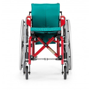 CHILDREN 3000 PLUS ALLARGABILE carrozzina ortopedica pieghevole in alluminio, con telaio e sedile regolabile in larghezza e profondità, anteriori standard o abdotti, con bracciolo regolabile in altezza (CRASH TESTED)