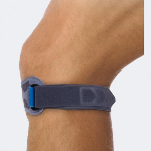 T129 MOTTIO - Cinturino sottorotuleo con pressore in silicone riposizionabile