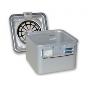 CONTAINER CON FILTRO piccolo h200 mm - grigio CONTAINER CON FILTRO piccolo h200 mm - grigio