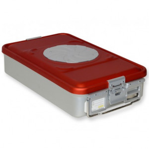 CONTAINER CON VALVOLA medio h100 mm - rosso CONTAINER CON VALVOLA medio h100 mm - rosso