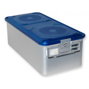 CONTAINER CON FILTRO grande h200 mm - blu forato CONTAINER CON FILTRO grande h200 mm - blu forato