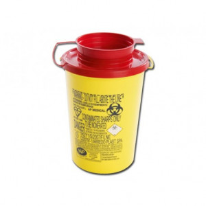 CONTENITORE RIFIUTI TAGLIENTI LINEA PBS - 0,6 litri CONTENITORE RIFIUTI TAGLIENTI LINEA PBS - 0,6 litri