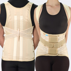 537M Corsetto dorsolombare con spallacci (uomo)