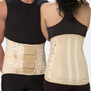 533F Corsetto semirigido lombosacrale alto (donna)