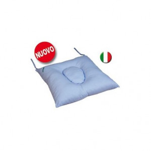 Cuscino In Fibra Cava Siliconata Con Foro Centrale Chiudibile Termigea - A41