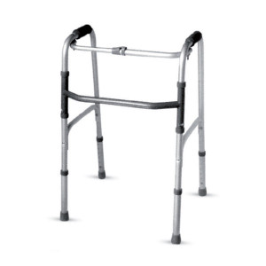 Deambulatore articolato e pieghevole in alluminio su 4 puntali - KSP N01