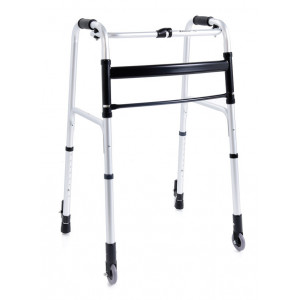 Deambulatore Con 2 Ruote Fisse e Sistema Autobloccante - Moretti RP737