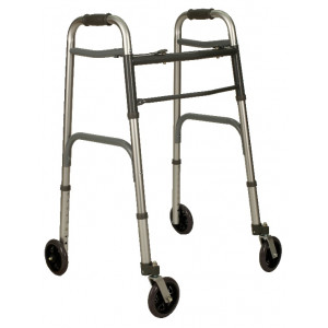 Deambulatore con 2 ruote piroettanti e 2 ruote fisse - Termigea DE14