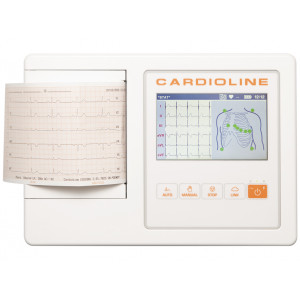 54200 - CARDIOLINE ECG100L BASIC - schermo a colori touch da 5