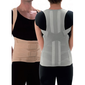 2137 - ELCROSS LUX Corsetto semirigido dorsolombare con spallacci