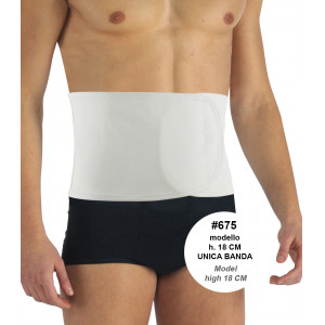 art. 675 - FASCIA ADDOMINALE (H. 18 CM) art. 675 - FASCIA ADDOMINALE (H. 18 CM)