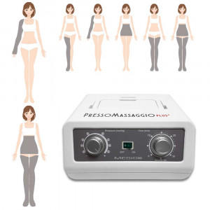 FO-3001 (mod. PLUS)-2GKB - FOUR4 Pressoterapia PressoMassaggio MESIS Plus+ PRO a 4 camere con 2 gambali + Kit Slim Body + Bracciale