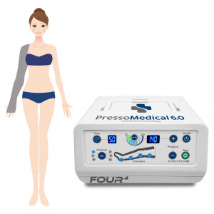 FO-3001 (mod.6.0)-1B - FOUR4 Pressoterapia PressoMedical 6.0 One Arm a 4 camere
