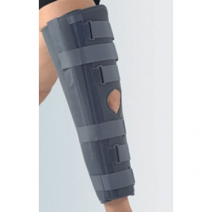 Ginocchiera Post-Operatoria fissa a 0° a tre pannelli lunghezza 40 cm
