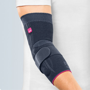 M 822 - Gomitiera in tessuto elastico con pressore in silicone, EPICOMED®