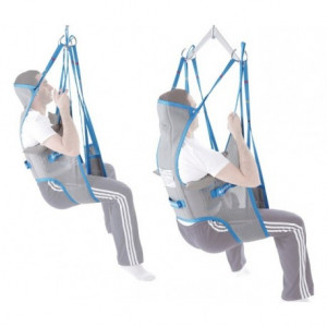 Imbracatura Sollevamalati Da Toilette  Con Poggiatesta In Rete - Moretti IM141x