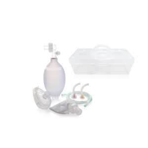 RA141 - Kit autoclavabile per rianimazione – In valigetta – Pallone in silicone – Adulti