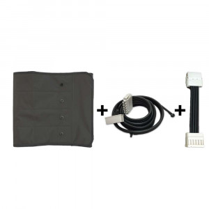 PSM1000P-KB - Kit Slim Body: fascia addominale + connettore singolo + sdoppiatore
