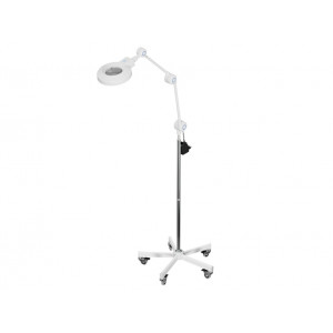 30715 - LAMPADA CON LENTE GIMANORD PLUS LED bianca regolabile - su carrello