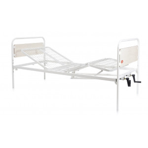 MP095 - Letti degenza larghezza 90 cm – Due manovelle – Tre snodi – Regolabile in altezza