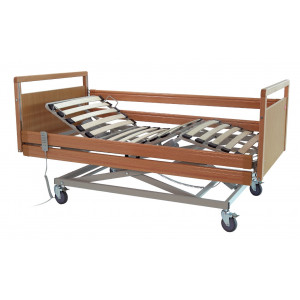 Letto degenza a tre snodi, su ruote, elettrico, elevabile - MORETTI GERBERA MP381 Letto degenza a tre snodi, su ruote, elettrico, elevabile - MORETTI GERBERA MP381