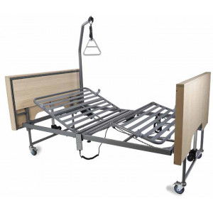 MP423 - Letto degenza in legno 120 cm elevazione, trendelenburg, 3 snodi (asta sollevamalati inclusa) MP423 - Letto degenza in legno 120 cm elevazione, trendelenburg, 3 snodi (asta sollevamalati inclusa)