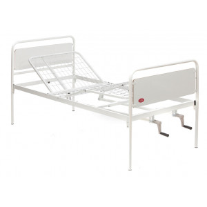 MI110 - Letto degenza 3 snodi manuale, 2 manovelle, larghezza 90 cm – Serie TULIPANO MI110 - Letto degenza 3 snodi manuale, 2 manovelle, larghezza 90 cm – Serie TULIPANO