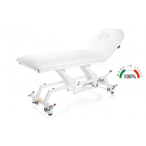 Letto professionale per visita medica idraulico - Piano da 90 cm - CON RUOTE - MI396