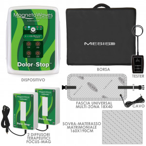 MAGNETOWAVES DOL (DS-DP) - Magnetoterapia CEMP MagnetoWaves Dolor-Stop™ dotazione DOUBLE BED PLUS