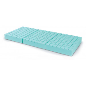 ST725/3 H12,5CM - Materasso in poliuretano espanso – 3 sezioni – Tronco piramidale – Non foderato – LATEX FREE (Classe 1 IM di resistenza al fuoco) ST725/3 H12,5CM - Materasso in poliuretano espanso – 3 sezioni – Tronco piramidale – Non foderato – LATEX FREE (Classe 1 IM di resistenza al fuoco)