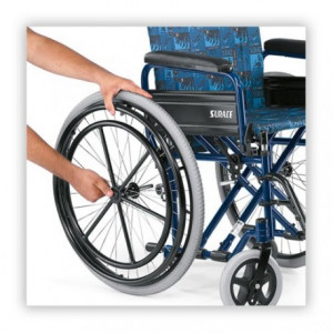 Monoguida c/ruote Estrazione Rapida per carrozzina Surace Monoguida c/ruote Estrazione Rapida per carrozzina Surace