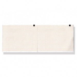 Carta termica ECG 110x140 mmxm - pacco griglia arancio Carta termica ECG 110x140 mmxm - pacco griglia arancio