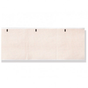 Carta termica ECG 112x100 mmxm x 300 pacco griglia arancio