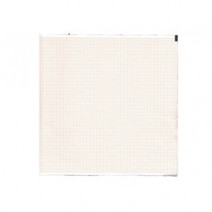 Carta termica ECG 210x300 mmxm x 200 pacco griglia arancio
