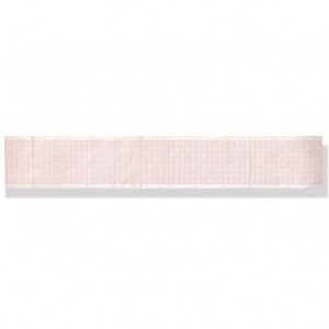 Carta termica ECG 50x100 mmxm - pacco griglia arancio Carta termica ECG 50x100 mmxm - pacco griglia arancio