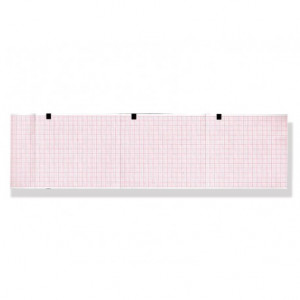 Carta termica ECG 80x90 mmxm - pacco griglia arancio Carta termica ECG 80x90 mmxm - pacco griglia arancio