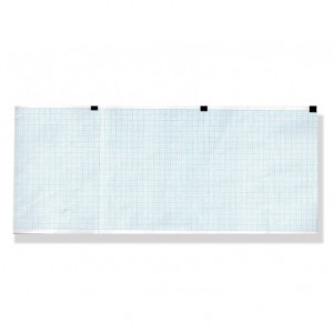 Carta termica ECG 120x100 mm x 300 - pacco griglia blu